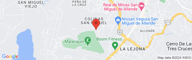 Property 1206 Map in San Miguel de Allende