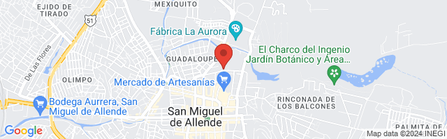 Property 1279 Map in San Miguel de Allende