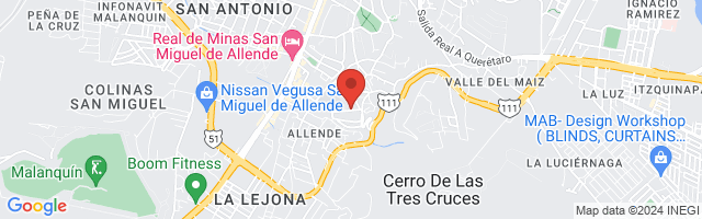 Property 1290 Map in San Miguel de Allende