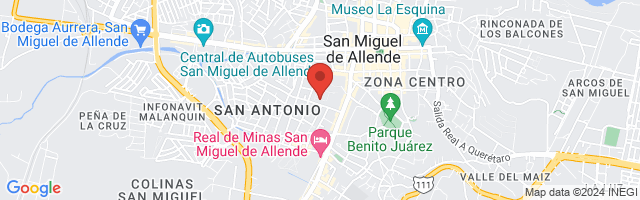Property 1628 Map in San Miguel de Allende