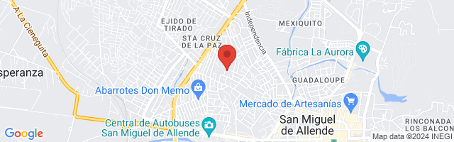 Property 1731 Map in San Miguel de Allende