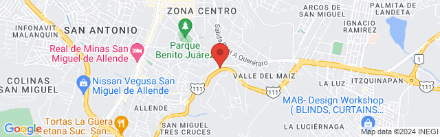 Property 1797 Map in San Miguel de Allende