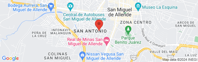 Property 1801 Map in San Miguel de Allende