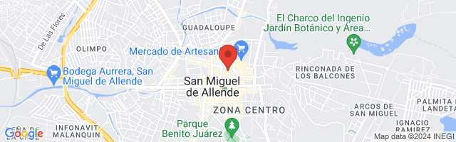 Property 1921 Map in San Miguel de Allende