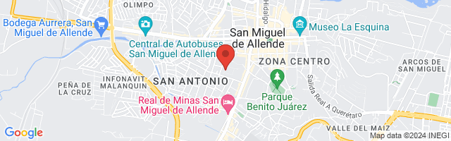 Property 2059 Map in San Miguel de Allende