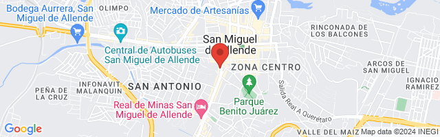 Property 2091 Map in San Miguel de Allende