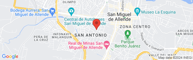 Property 2177 Map in San Miguel de Allende