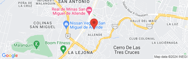 Property 2188 Map in San Miguel de Allende