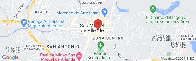 Property 2252 Map in San Miguel de Allende