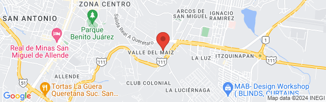 Property 2273 Map in San Miguel de Allende