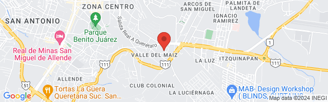 Property 2274 Map in San Miguel de Allende