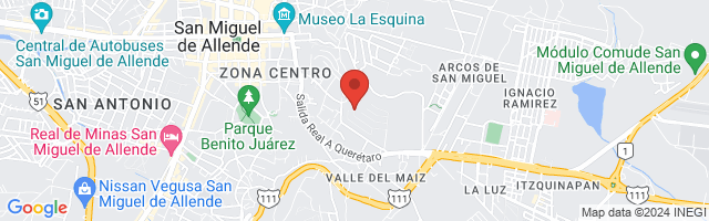 Property 2292 Map in San Miguel de Allende