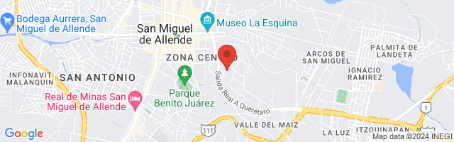Property 2431 Map in San Miguel de Allende