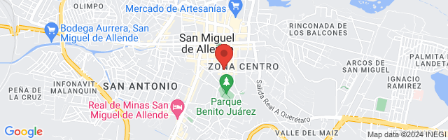 Property 2434 Map in San Miguel de Allende