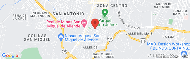 Property 2443 Map in San Miguel de Allende