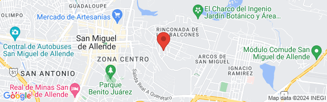 Property 2445 Map in San Miguel de Allende