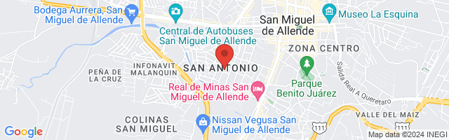 Property 2448 Map in San Miguel de Allende
