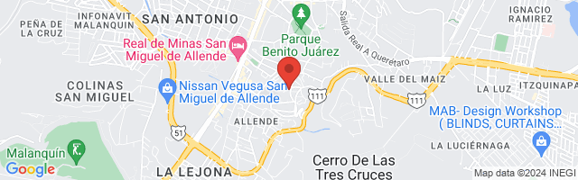 Property 2454 Map in San Miguel de Allende