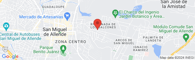 Property 2479 Map in San Miguel de Allende