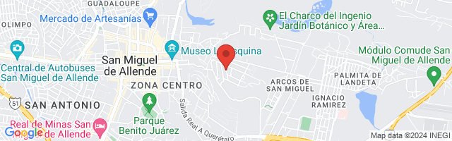 Property 2480 Map in San Miguel de Allende
