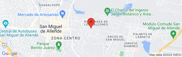 Property 2483 Map in San Miguel de Allende