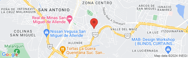 Property 2503 Map in San Miguel de Allende