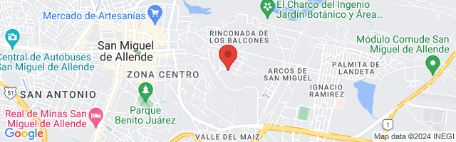 Property 2520 Map in San Miguel de Allende