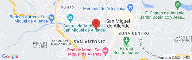 Property 2529 Map in San Miguel de Allende