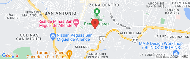 Property 2531 Map in San Miguel de Allende