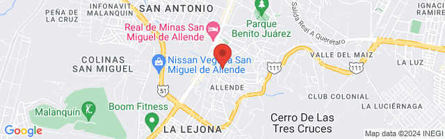 Property 2538 Map in San Miguel de Allende