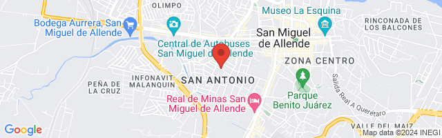 Property 2556 Map in San Miguel de Allende