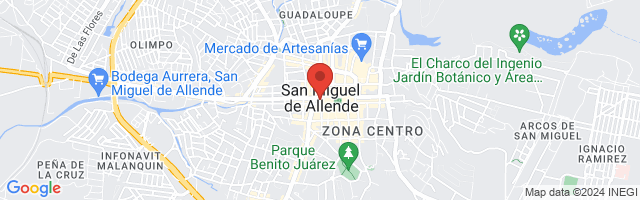Property 2587 Map in San Miguel de Allende
