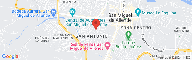 Property 2591 Map in San Miguel de Allende