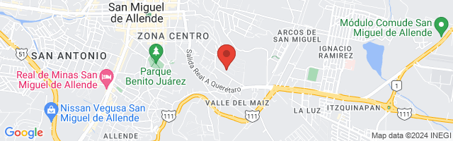 Property 2604 Map in San Miguel de Allende