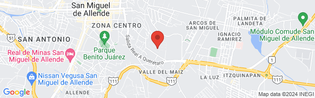 Property 2609 Map in San Miguel de Allende