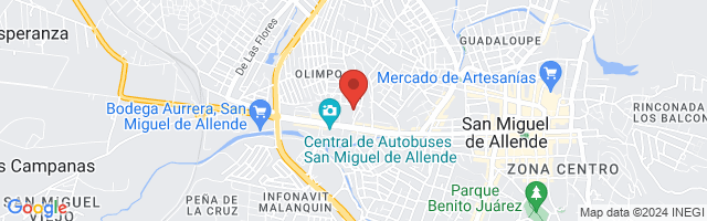 Property 2621 Map in San Miguel de Allende