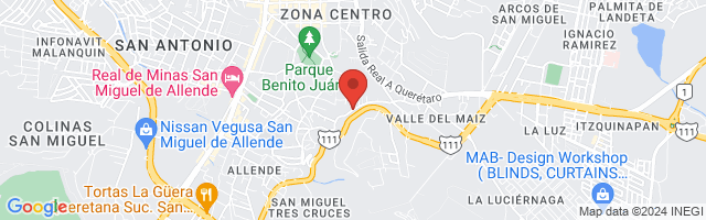 Property 2630 Map in San Miguel de Allende