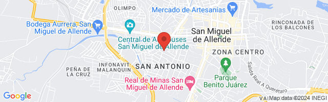 Property 2641 Map in San Miguel de Allende