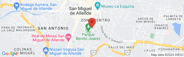 Property 2648 Map in San Miguel de Allende