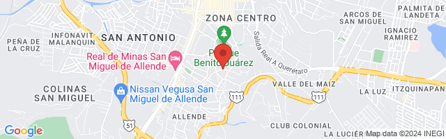 Property 2649 Map in San Miguel de Allende