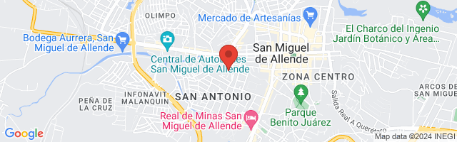 Property 2653 Map in San Miguel de Allende