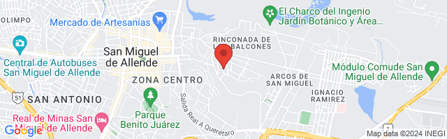 Property 2655 Map in San Miguel de Allende