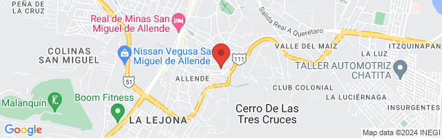 Property 2656 Map in San Miguel de Allende