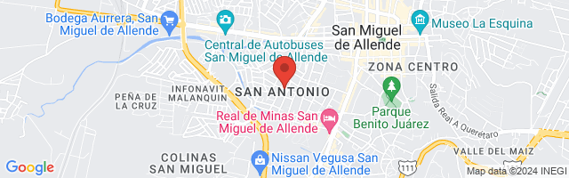 Property 2666 Map in San Miguel de Allende