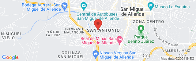Property 2670 Map in San Miguel de Allende
