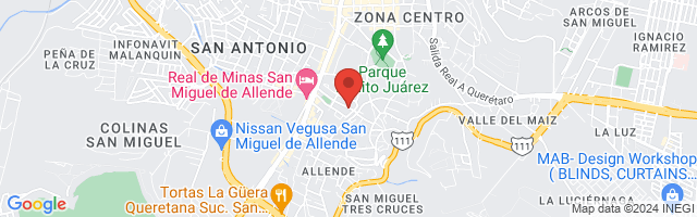 Property 2680 Map in San Miguel de Allende