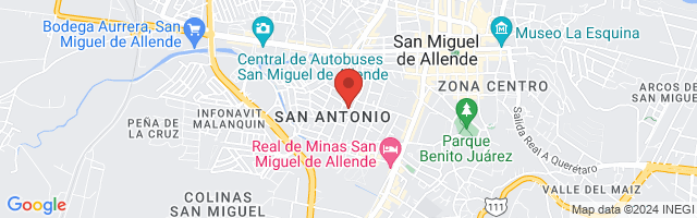 Property 2696 Map in San Miguel de Allende