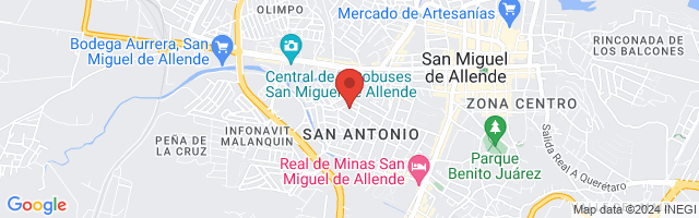 Property 2698 Map in San Miguel de Allende
