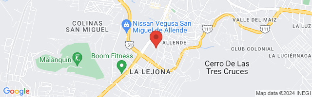 Property 2700 Map in San Miguel de Allende