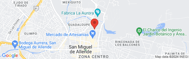 Property 2716 Map in San Miguel de Allende